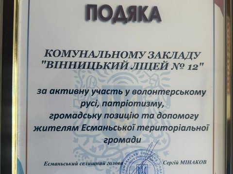 Волонтерство: допомога Есманській громаді